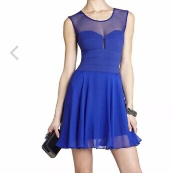 BCBGMaxazria Royal Blue Miranda Dress - Picture 1 of 8